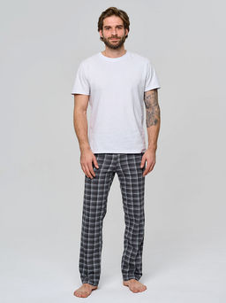 Штаны мужские пижамные_М100/серый - Ihomelux фото 2