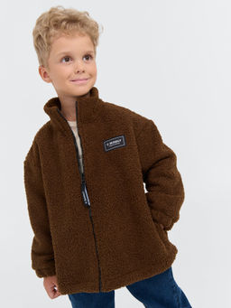 Толстовка букле Шоколад утепленная - Bungly фото 3