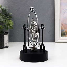 Маятник настольный антистресс «Сфера - колесо», 12×12×20 см