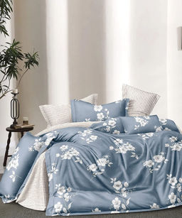 Постельное белье сатин элит на молнии - Леонора Евро (нав.70х70)