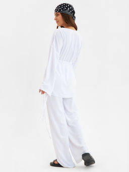 Костюм женский (туника, брюки) MINAKU: Casual Collection, размер 54, белый
