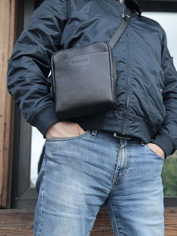 Мужская кожаная сумка Dierhoff ДМ 2042/МХ - Sergio valentini фото 6