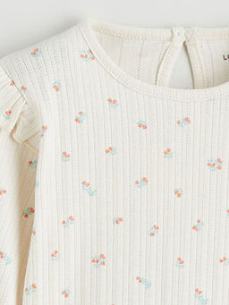 ?i?ekli F?rf?rl? K?z Bebek Bluz