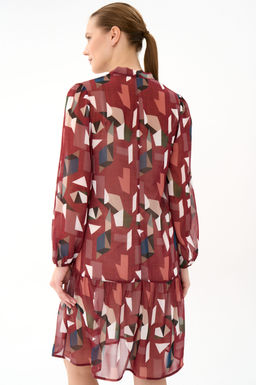 Платье Нежный акцент  2 (красный)