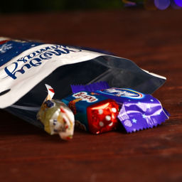 Цена за 5 шт. Пакет подарочный новогодний, с zip - lock застежкой, 15×24.5 см