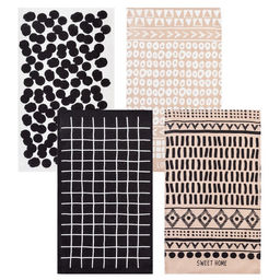 Набор кухонных полотенец Доляна LOVE ETHNIC 35х60см-4шт, 100% хлопок  фото 3