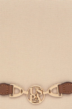 Женская бежевая сумка через плечо Неожиданная скидка в корзине - U.s. polo assn фото 6