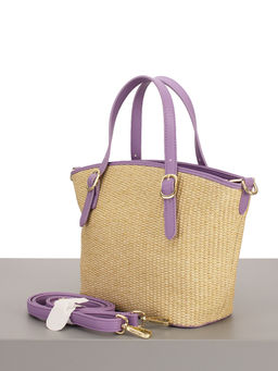 LACCOMA сумка WJB8187-13-пурпурный эко кожа хлопок фото 3