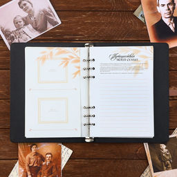 Родословная книга со встроенной флешкой 16 Gb «Книга всей семьи», 17.5×23 см.