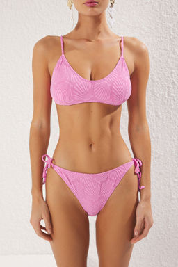 Trendyolmilla Mavi Bralette Dokulu Regular Bikini Tak?m? TBESS25BT00066  фото 4