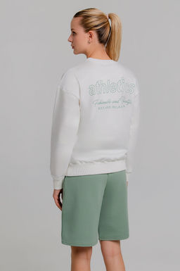 Арт. 5343 Костюм женский с шортами 42-50 (5 шт) Цвет:верх- белый, низ- лила