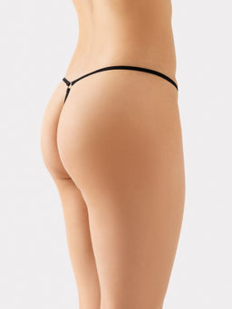 Цена за 2 штуки! Трусы женские стринги в черном цвете черный1 412724