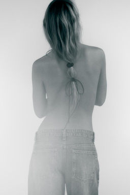 PACK OF 2 FLOWER BOW SHEEPSKIN TIES - Zara фото 6