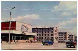 Открытка По Татарии  Набережные Челны. Улица гидростроителей.