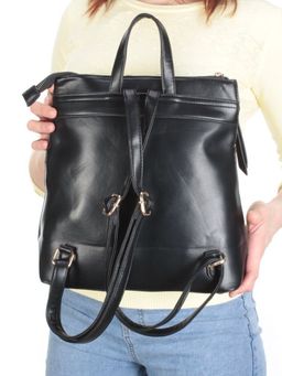 L83965 BLACK Сумка-рюкзак (искусственная кожа) - Фабричный китай фото 7