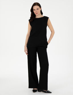 Siyah Regular Fit Bluz - Pierre cardin фото 4