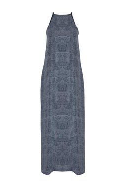 Antrasit Duz Maxi Dokuma Elbise TWOSS25EL00904 - Trendyolmilla фото 5