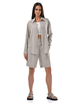 рубашка  80% вискоза, 20% лен - А+б коллекция фото 3