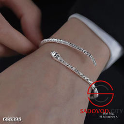 Набор кольцо и браслет, серьги и резинка со змеями - Bruno фото 4