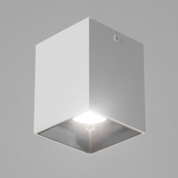 Светильник «Кубик» LED 4000К 10 Вт DIM220 белый кофе 7.5×7.5×9.5 см