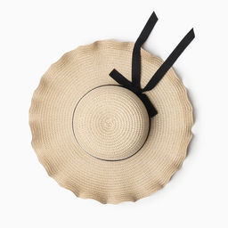 Шляпа женская с бантом MINAKU, светло-коричневая, размер 58, целлюлоза