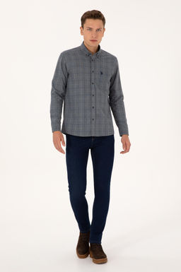 Erkek A__k Lacivert Uzun Kollu G_mlek - U.s. polo assn фото 4