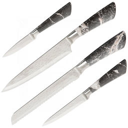 Набор ножей 4пр (20см,20см,12,5см,9см) нерж, нерж.ручки Лацио DANIKS JA20200344 (352678)