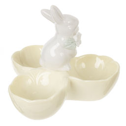 Подставка для 3-х яиц "Заяц", L11,5 W11,5 H10 см