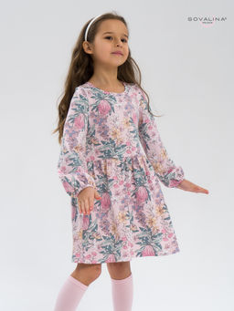 Платье Моана сирень на розовом - Sovalina фото 25