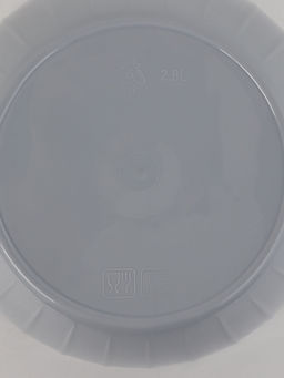 Салатник с крышкой Giaretti Vanilla, 2.8 л, пластик, МИКС