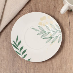 Чайная пара керамическая Листья, 200 мл