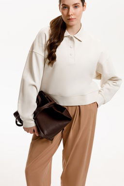 ЕВТ 4132/охра коричневая брюки жен