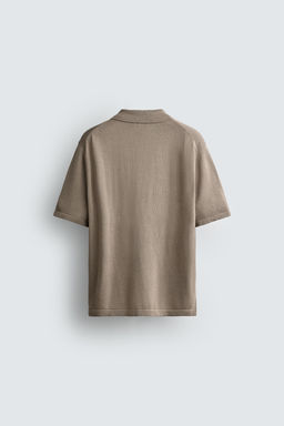 POLO PUNTO REGULAR FIT / Gris topo