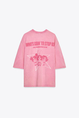 THE POWERPUFF GIRLS FADED-EFFECT T-SHIRT - Zara фото 6