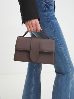 Женская сумка с ручками TENDANCE Артикул 4248388, темно-коричневый  фото 7