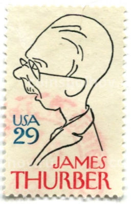 Марка Джеймс Тербер сатирик США