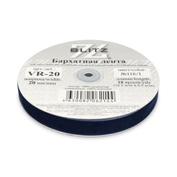 BLITZ бархатная лента VR-20 20 мм 16.5 м 0.5 м