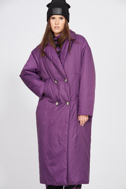 Пальто ежевика - Eola фото 6