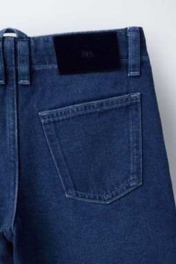 JEANS EXTRA WIDE LEG / Azul fl?or - Zara фото 4