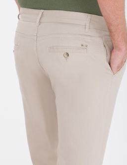 Bej Slim Fit Kanvas Pantolon - Pierre cardin фото 7