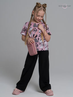 Костюм Лето коты лео-черный