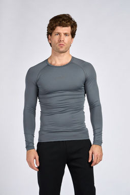 Лонгслив Серый