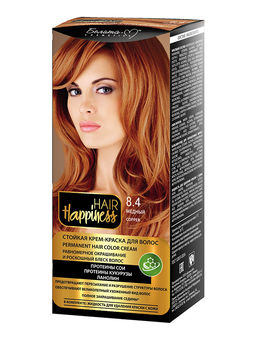 Белита-М Hair Happiness Крем-краска д/волос аммиачная №8.4 медный