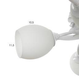 Люстра 2788/9 E27 40 Вт белый 95×95×26 см BayerLux