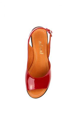 Босоножки EDART 3052.312 bl.red-laq