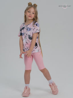 Костюм Актив ленивые котики-розовый - Sovalina фото 17