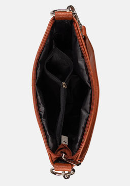 Сумка Модель №1284 | кожзам | гладкий | рыжий | Р831-51 | 33127 - L-craft фото 5