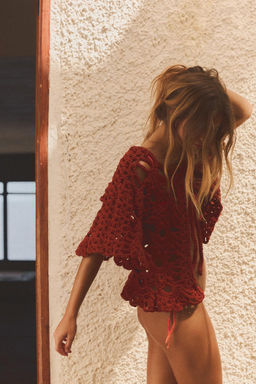 CROCHET CARDIGAN - Zara фото 4