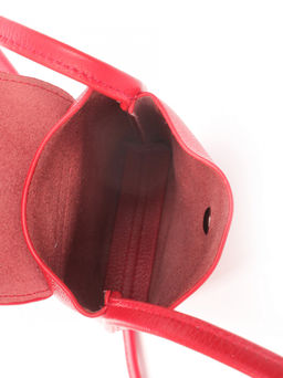 LACCOMA сумка НИ6487-красный натуральная кожа