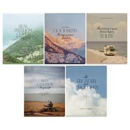 Тетрадь 48л. Greenwich Line "Freedom" клетка (N5c48-58432) soft-touch ламинация, блок 70г/м2